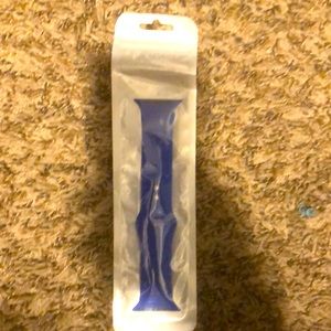 Electric blue silicone Apple Watch band 42/44mm